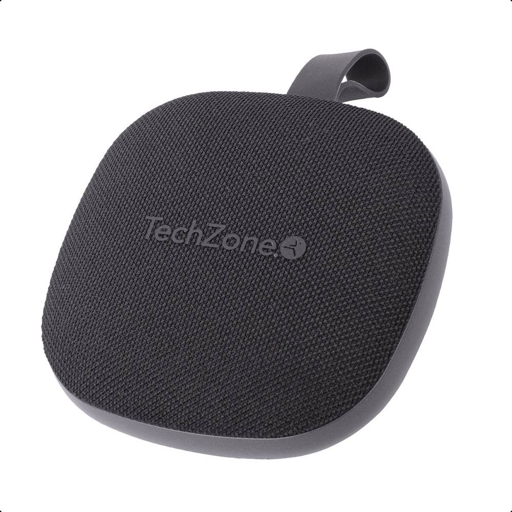 Bocina Bluetooth Portátil TECHZONE TZSP01 TWS - Negro, Alcance 10mts, Resistente al agua IPX7, Duración en uso 7hrs. Bocina Bluetooth Portátil TECHZONE TZSP01 TWS - Negro, Alcance 10mts, Resistente al agua IPX7, Duración en uso 7hrs.
